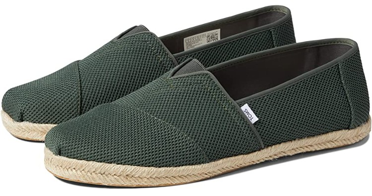 Toms Alpargata Espadrilles in Green