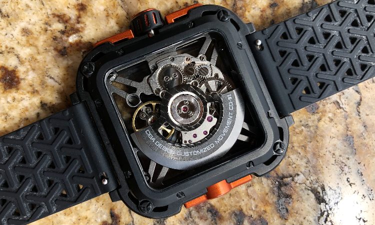 CIGA Design X Series Skeleton Watch Movement Picture