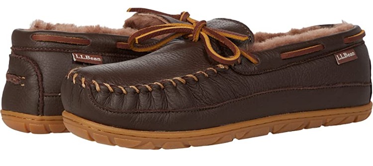 LL Bean Wicked Good Moosehide Slipper Moccasin