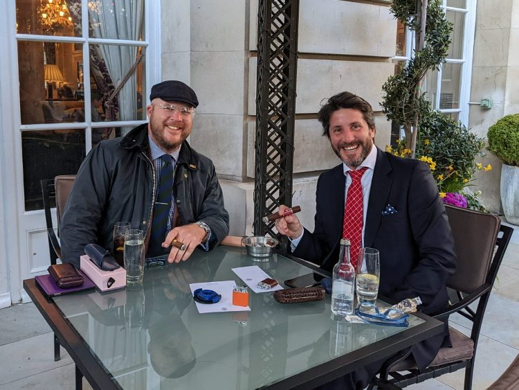 Paul Anthony with Damien Of Bespoke Leather