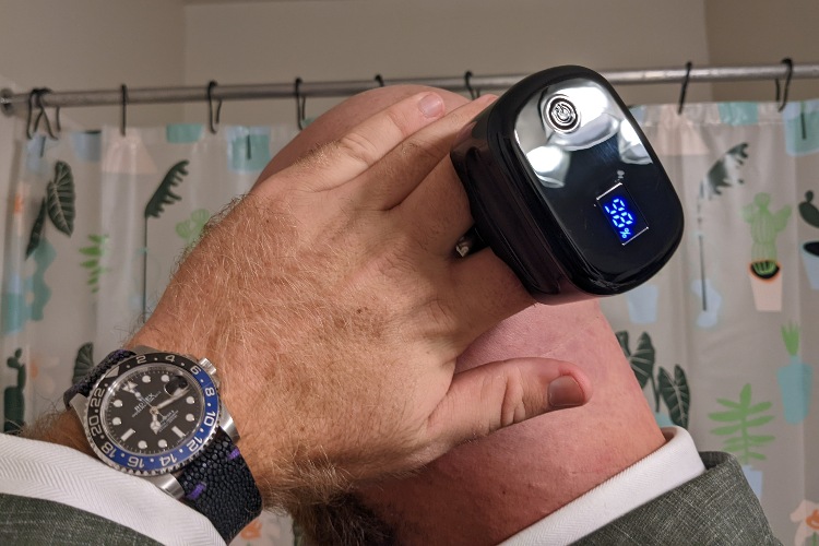 Paul Using Skull Shaver Pitbull On Head