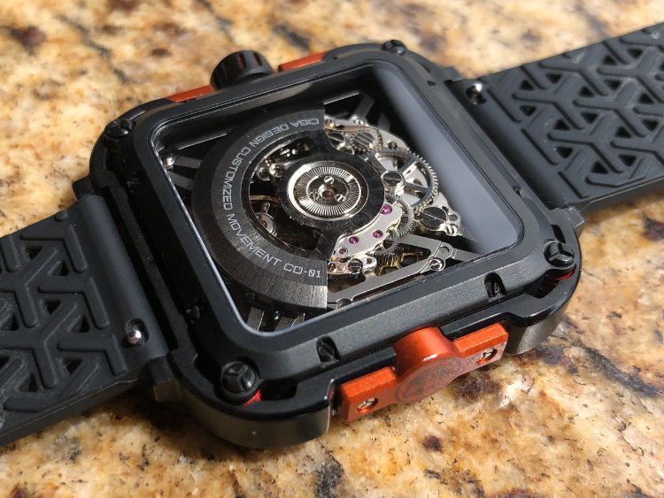 Series X Watch Shock Absorbing Springs In Case