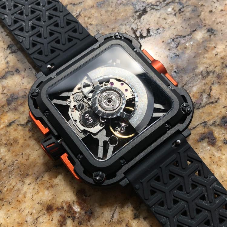 Skeletonized CD 01 Movement Of CIGA X Series Watch