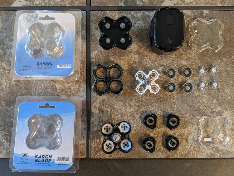 Pitbull Skull Shaver With 4 head & 5 Headed Blades E