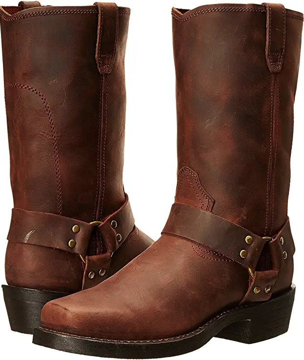 Dingo Dean Motorcycle Boot In Brown LEather