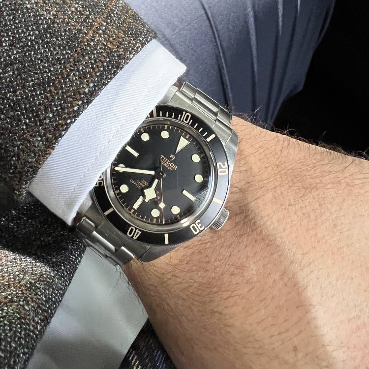 Tudor Black Bay 58 Watch Black Dial On Steel Bracelet