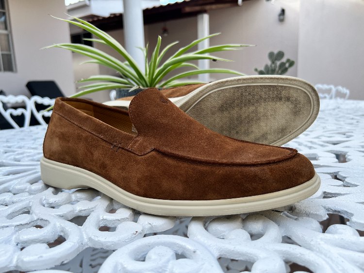 Amberjack Shoes In Brown Suede And Density Sole
