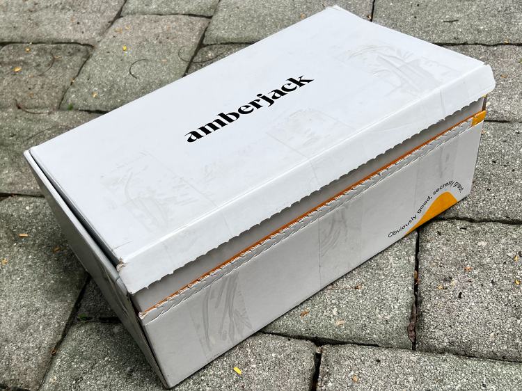 Amberjack Shoes Shipping Box
