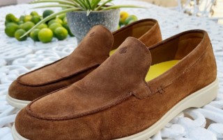 Up Close Shot Of Amberjack The Loafer Grizzly Shoe 2