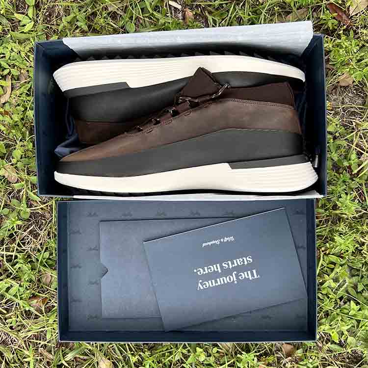 Wolf & Shepherd Mid Wtz Shoes Brown In Box