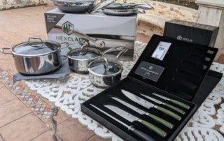 Hexclad Cookware Review with Japanese Damascus Knives Set