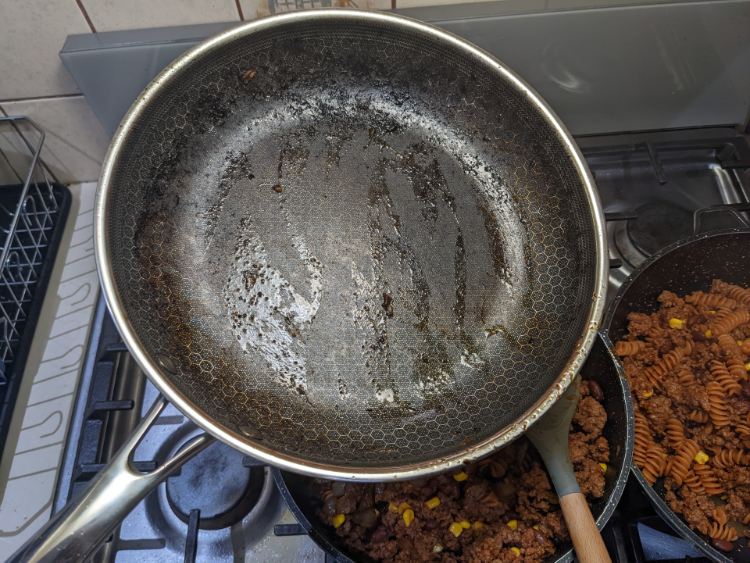 Hexclad Pan Dirty After Cooking Onions