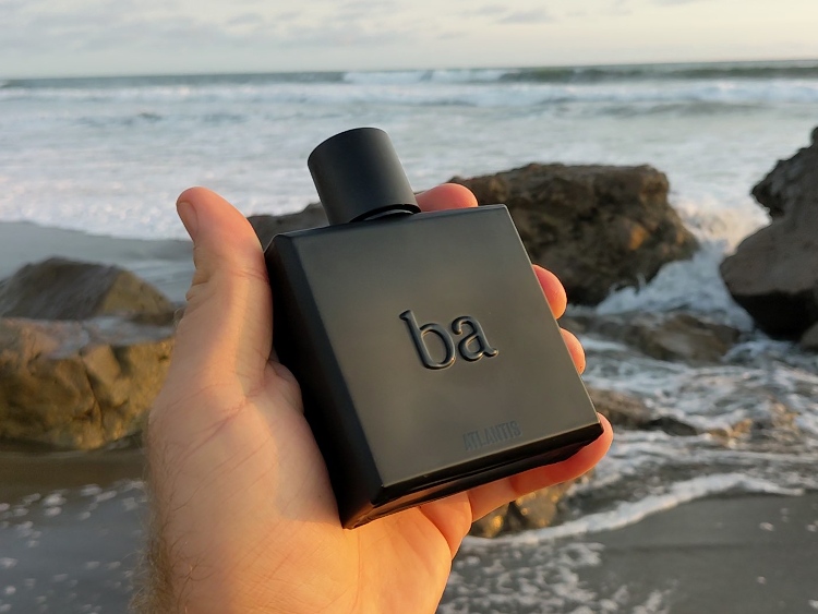 Blu Atlas Atlantis Cologne Bottle In Hand