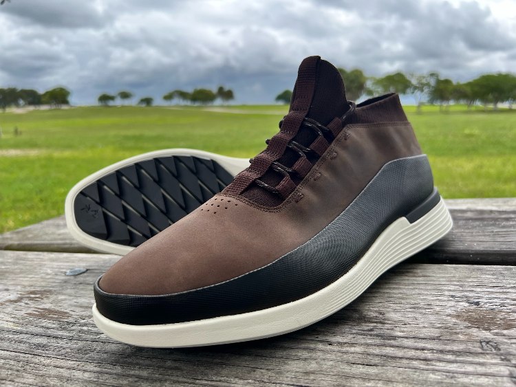Wolf & Shepherd Crossover Mid WTZ Shoes in Brown Leather