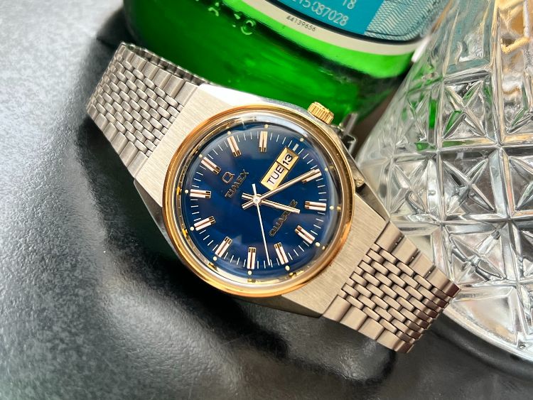 Timex Falcon Eye Watch Blue Dial Steel Bracelet