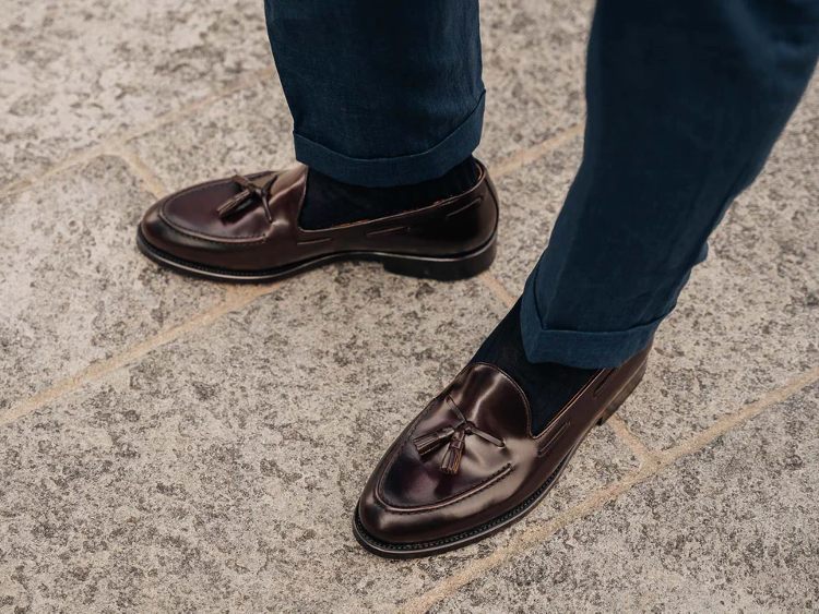 Velasca Cadregatt Dressy Tassel Loafers For Men