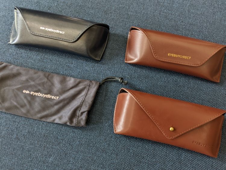 EyeBuyDirect Leather Glasses Cases
