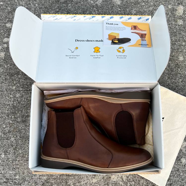 Amberjack Chelsea Boots Walnut Leather Variety