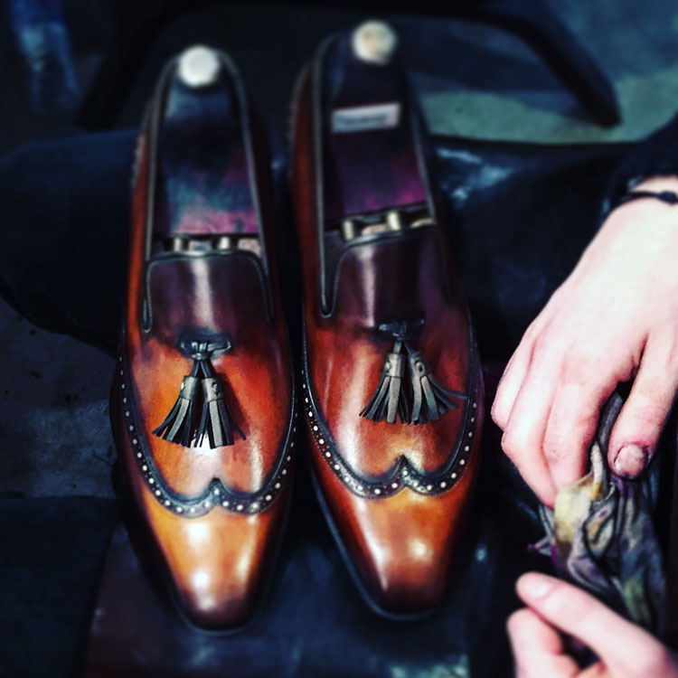 Caulaincourt Tassel Loafers Polished in Workshop