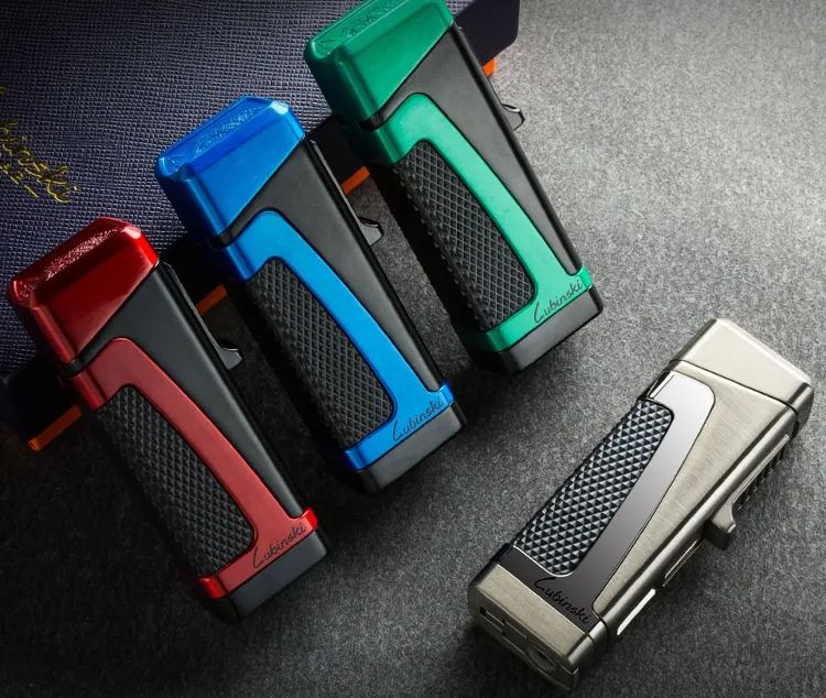 Cigar Lighters With Steel Body In Different Colors