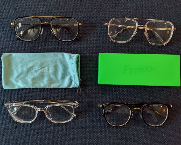 Four Pairs Firmoo Prescription Glasses