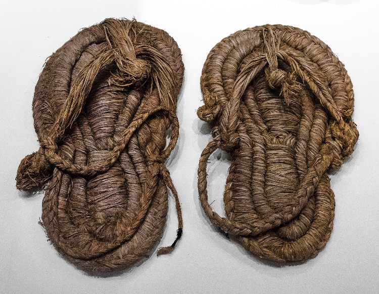 Old Sandals From Bat Cave In Spain