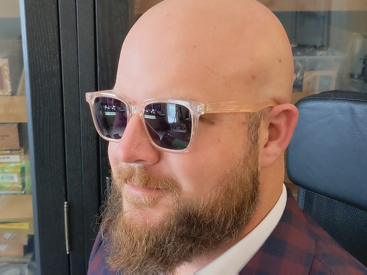 Paul Anthony Wearing Firmoo Sunglasses