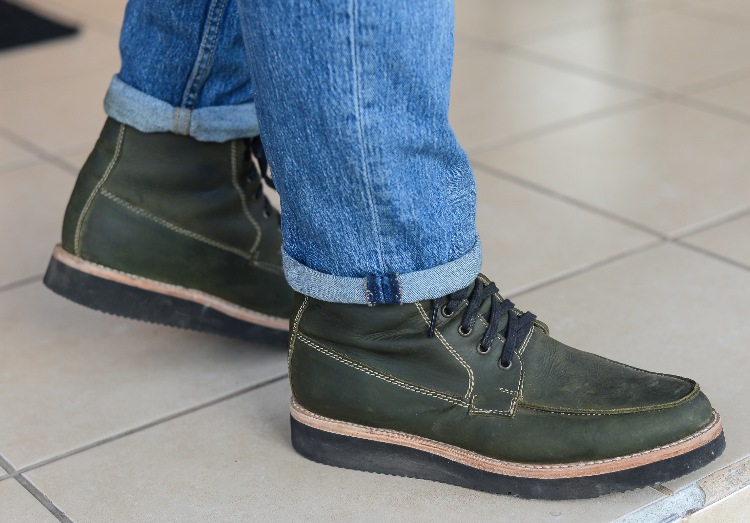 DIEVIER Goodyear welt Boots and Cuffed Jeans