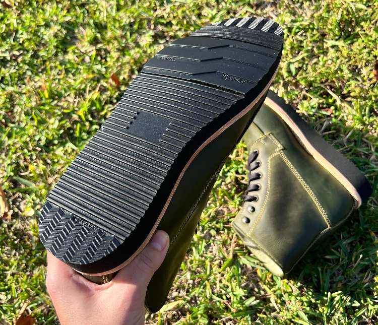 Slip-Resistant Soles On DIEVIER Boots