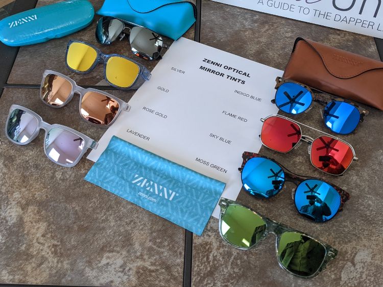 All 8 Mirror Tint Glasses From Zenni