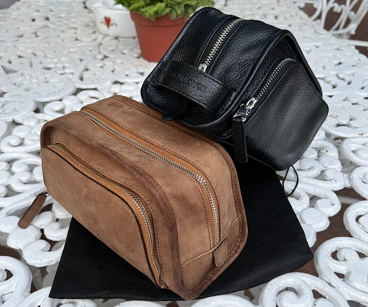 Beckett Simonon Nieto Leather Dopp Kits