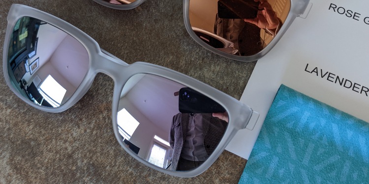 Zenni Lavender Mirror Tint Glasses