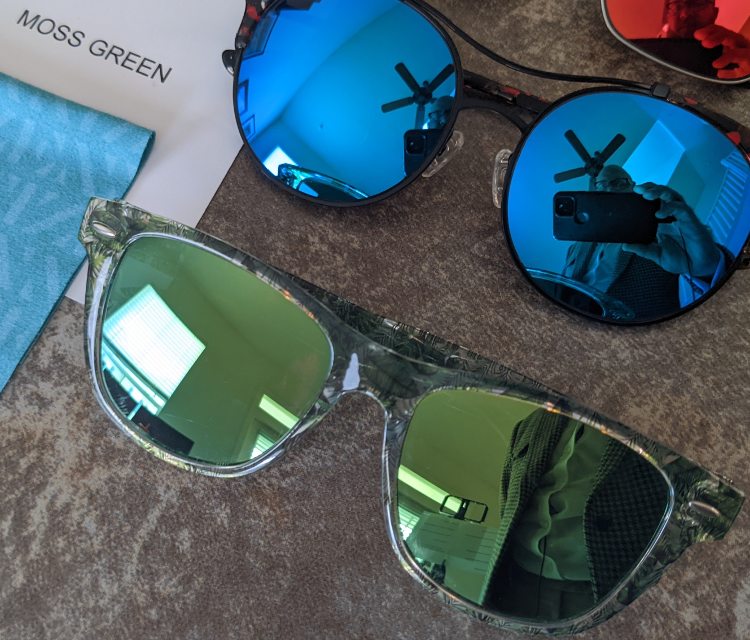 Zenni Moss Green Mirror Tint Glasses