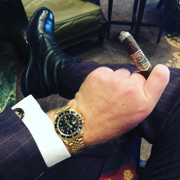 Paul Anthony Smoking Cigar Dress Code