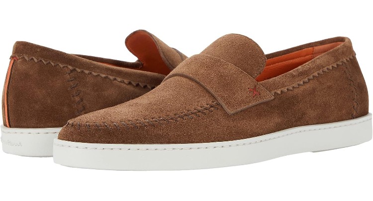 Santoni Banker [Premium Suede Slip-Ons]