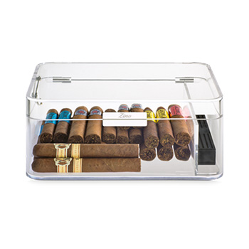 Zino Davidoff Acrylic Humidor with Cigars Inside