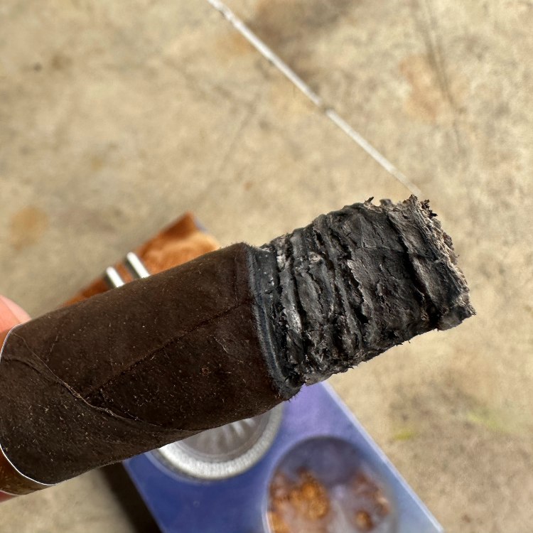 Burn Line & Ash Stack On Perdomo 30th Anniversary