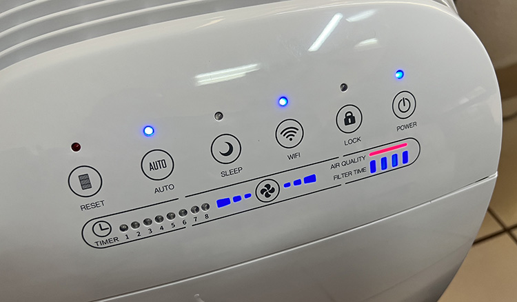 Membrane Solutions Air Purifier MSA3 in high setting
