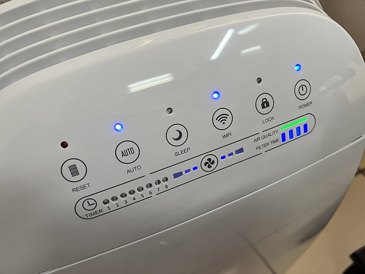 Membrane Solutions Air Purifier MSA3 in low setting