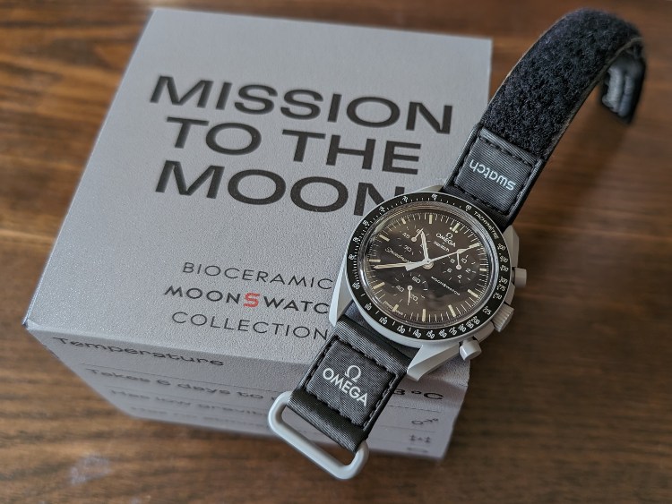Omega Swatch Moonswatch Moon Mission With Box