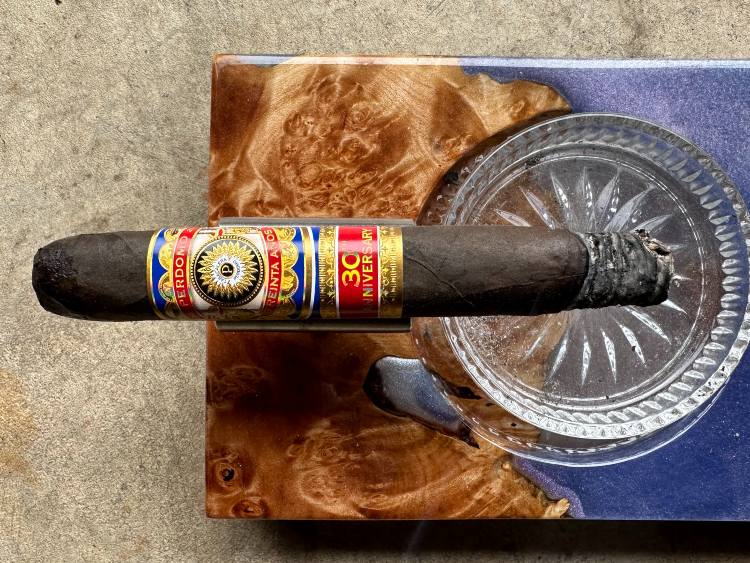 Perdomo Maduro 30th Anniversary Cigar First Third