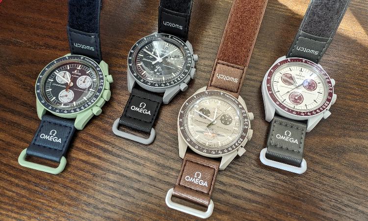 Swatch Omega MoonSwatch Earth Moon Pluto Saturn