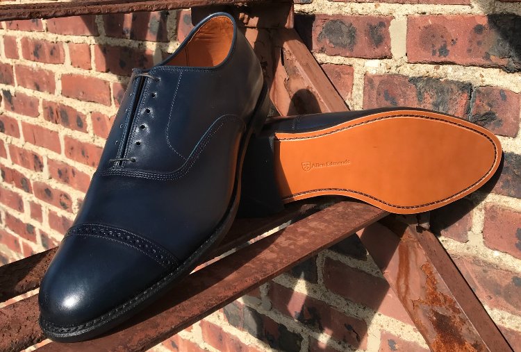 Allen Edmonds Fifth Avenue Blue Dress Shoes