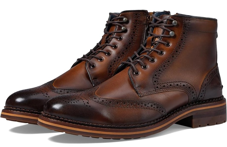 Johnston & Murphy Connelly Wing Tip Boot