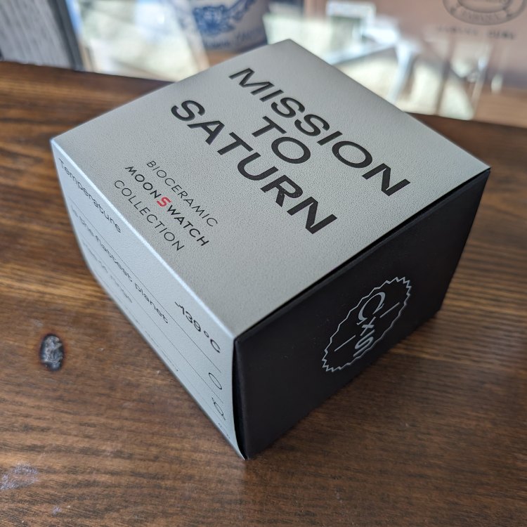 Mission To Saturn MoonSwatch Box External