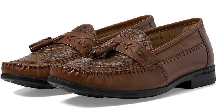 Nunn Bush Strafford Woven Penny Loafers