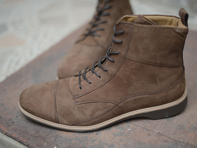 Amberjack Service Boot Brown Leather Details