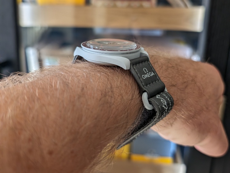 MoonSwatch Pluto On The Wrist