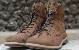 Nubuck Boot By Amberjack Cotton Laces