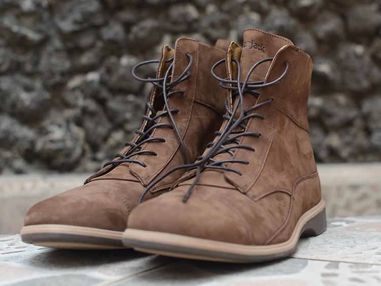 Nubuck Boot By Amberjack Cotton Laces